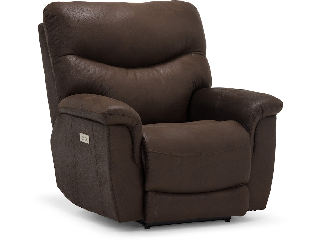 94653B Power Headrest and Lumbar Recliner Diversey Chocolate