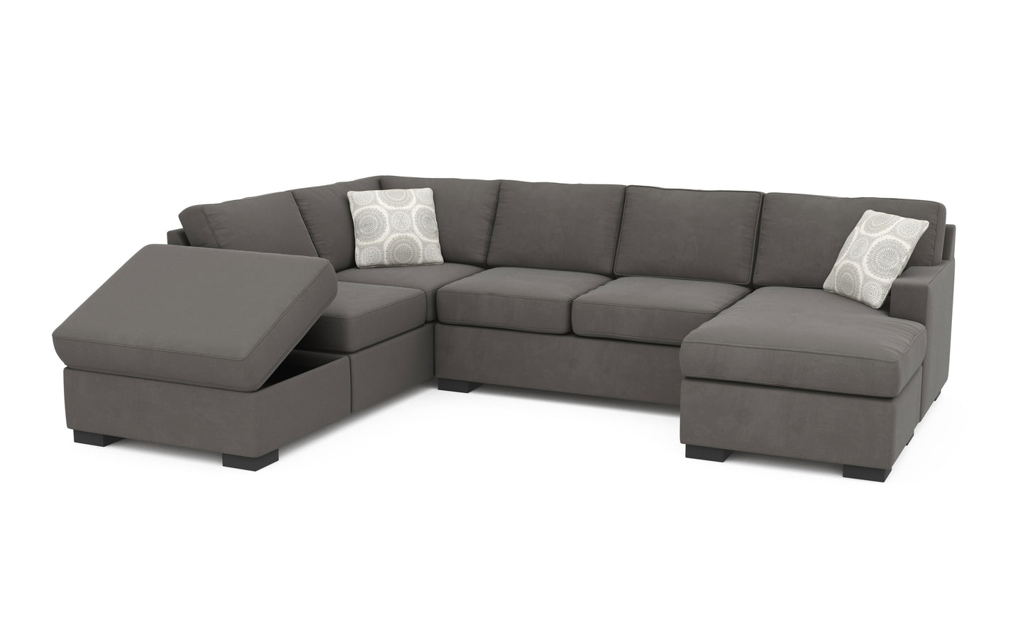 146 2 Piece Sectional Stellar Smoke