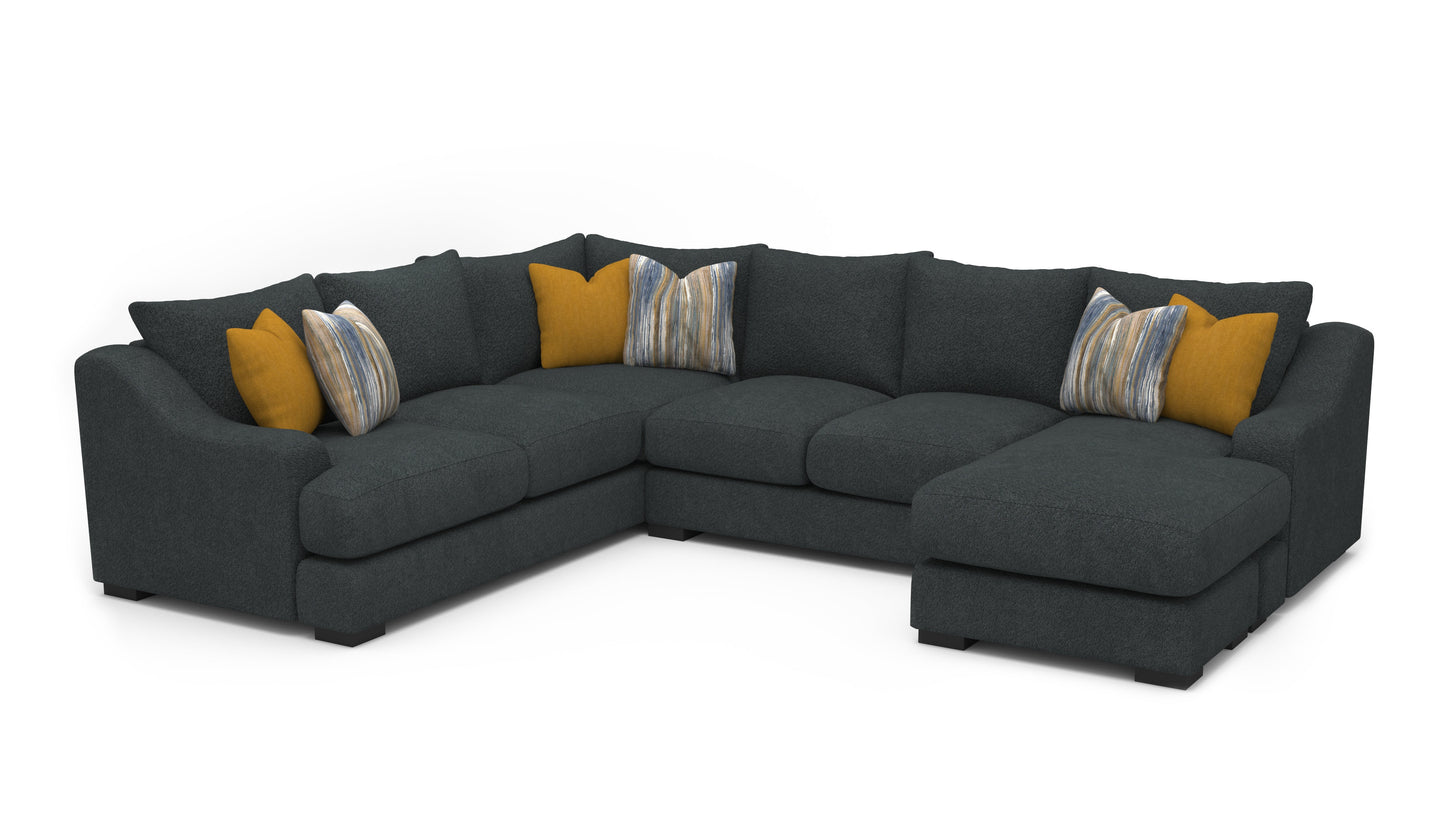 536 2 Piece Sectional Legend Storm