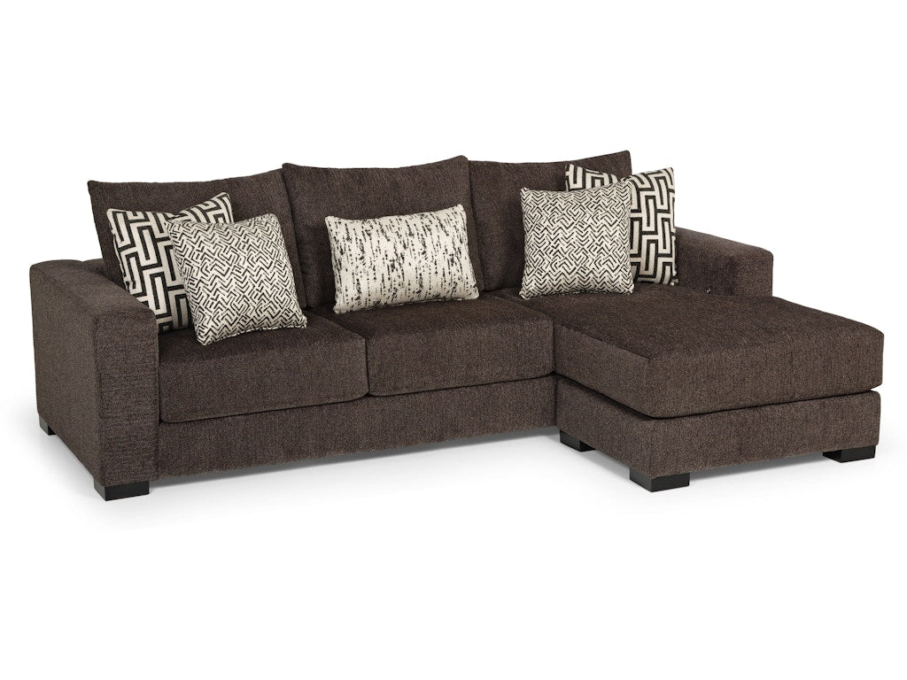54033 Sofa Chaise Champ Slate