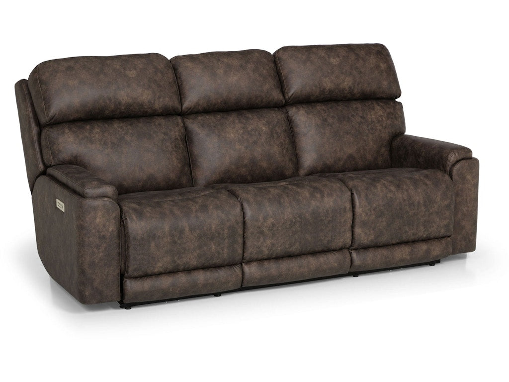 82351B Power Headrest and Lumbar Reclining Sofa Spectral Cappuccino