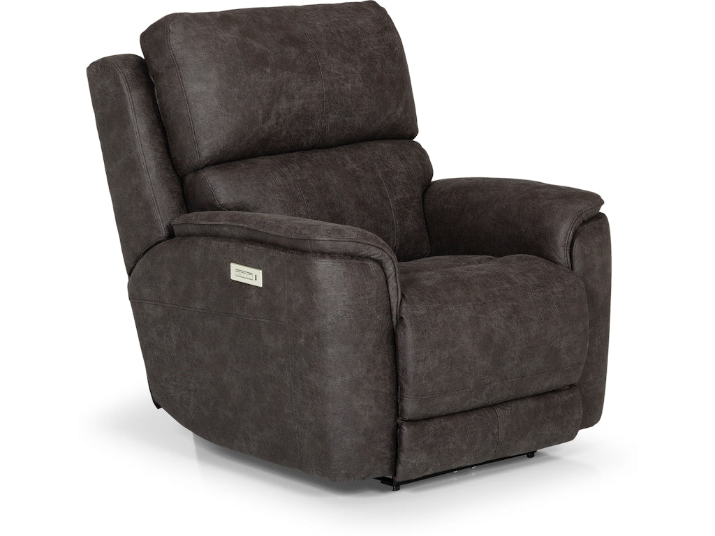 86753B Power Headrest and Lumbar Recliner Deschutes Ink
