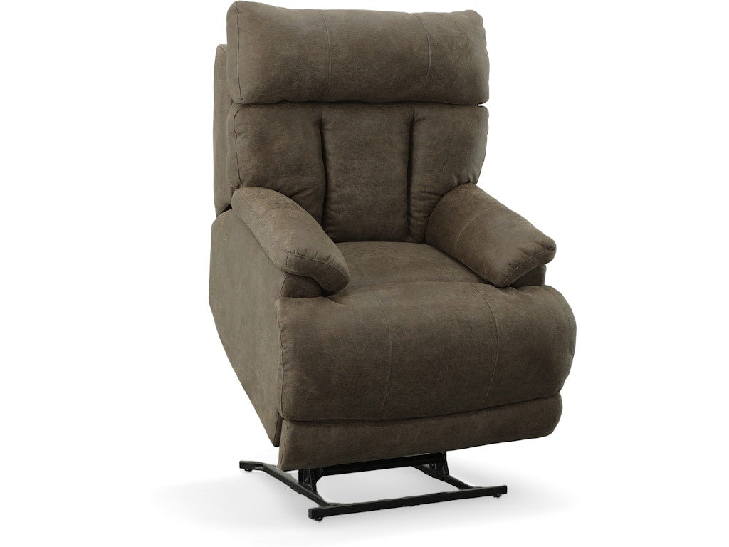 89166B Power Headrest and Lumbar Lift Chair Deschutes Coffee