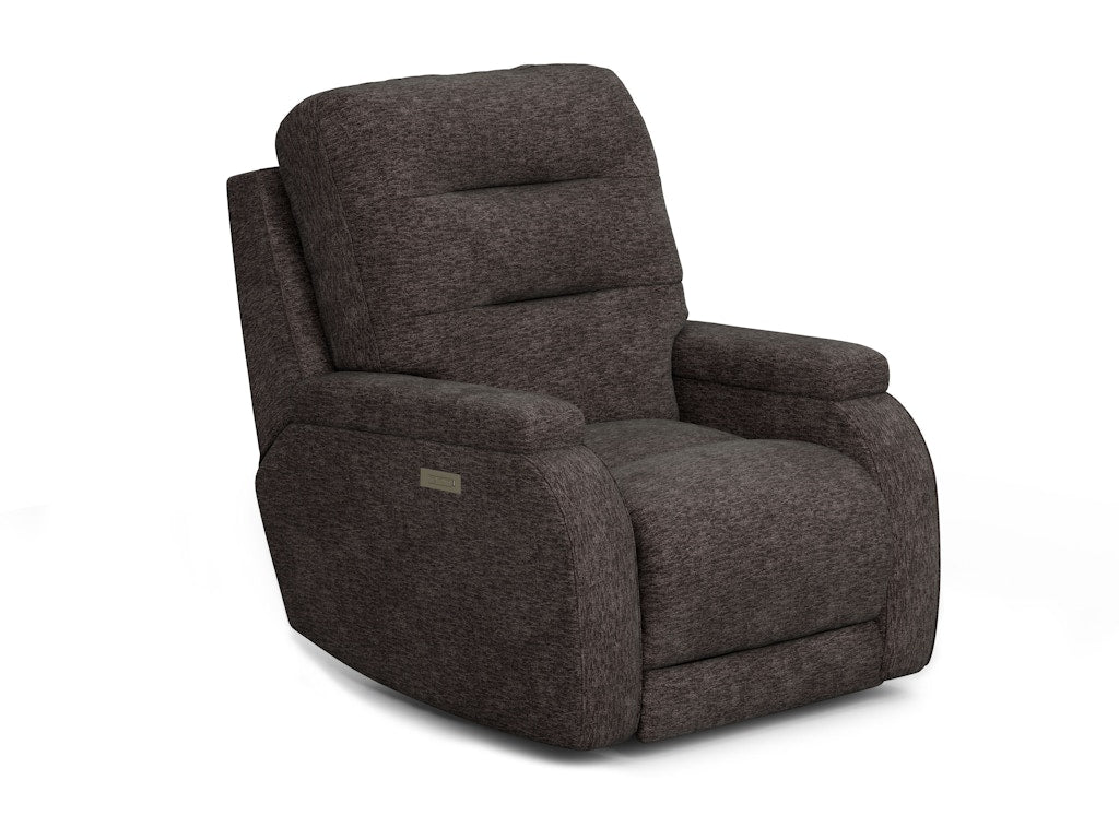 86453B Power Headrest and Lumbar Recliner Polar Dark Grey