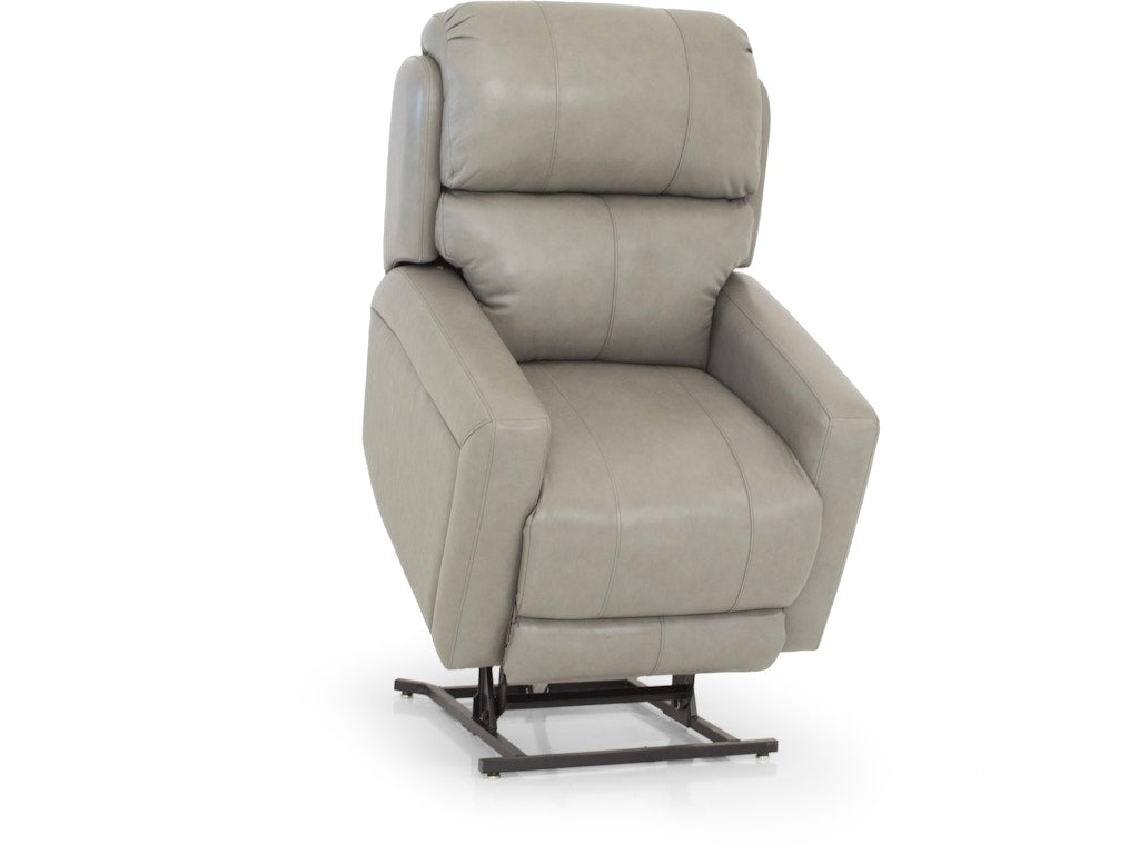 72656B Power Headrest and Lumbar Lift Chair Sidekick Grey