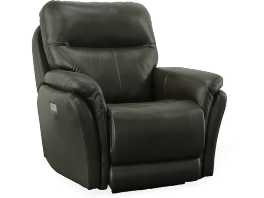 72553B Power Headrest and Lumbar Recliner Delray Shitake