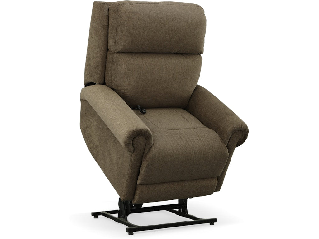 87646B Power Headrest and Lumbar Lift Chair Polo Club Java