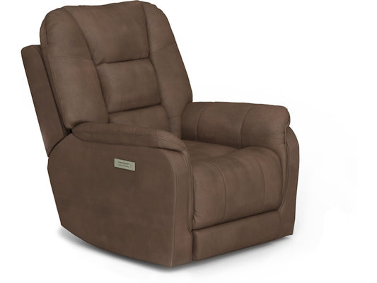 86053B Power Headrest and Lumbar Recliner Diversey Slate