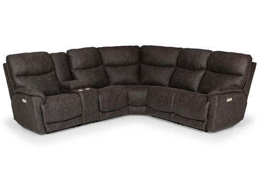 843 6 Piece Power Reclining Sectional Deschutes Ink